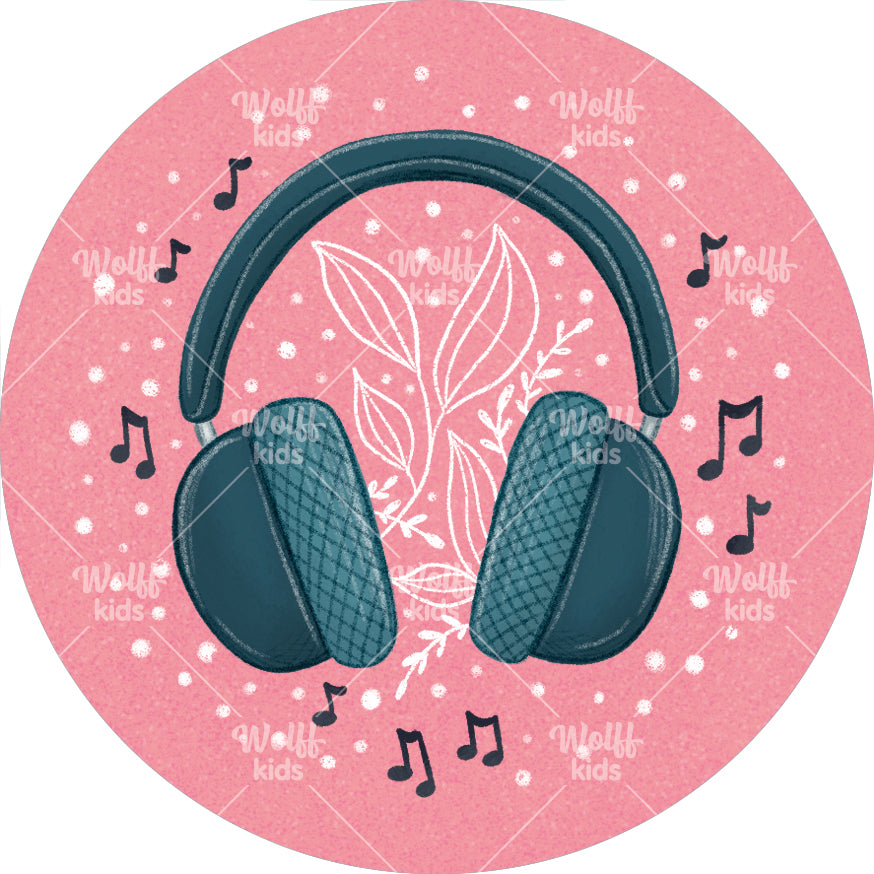 Einzelner Magnet: me time: beim Lieblingspodcast reinhören